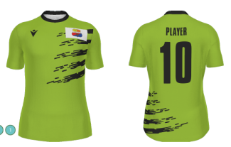 Camiseta PARTIDO portero verde fluor C.E.LA LLAGOSTA