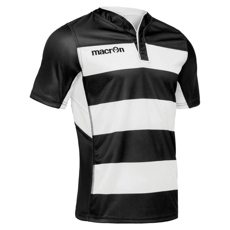Camiseta Idmon negra blanca Rugby Club Cornella