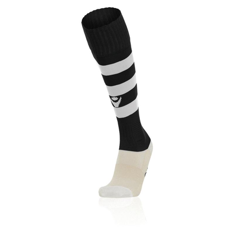 Media Hoops negro blanco Rugby Club Cornella