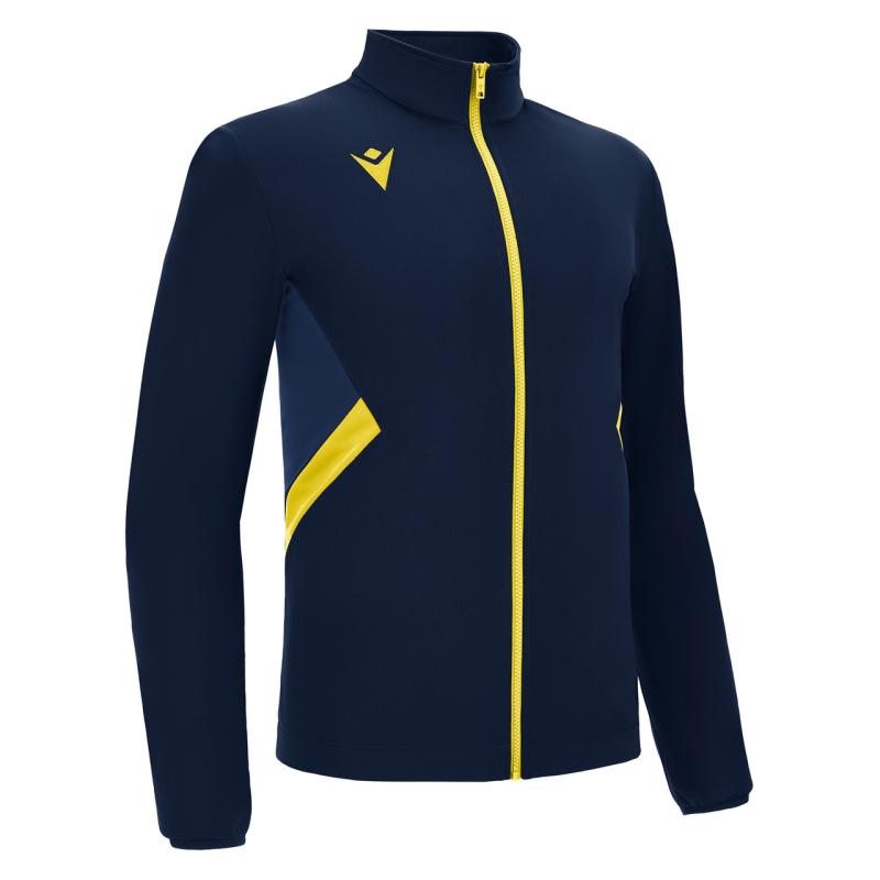 Chaqueta chándal RAIJIN marino amarillo C.F.RIPOLLET