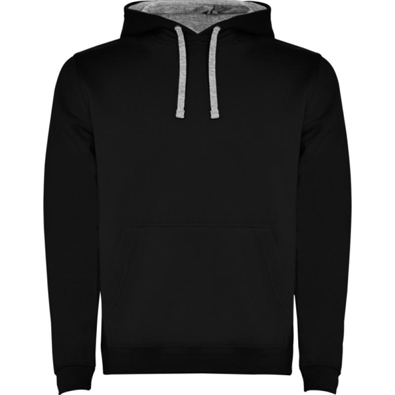Sudadera CAPUCHA negra-gris Hándbol Sant Andreu