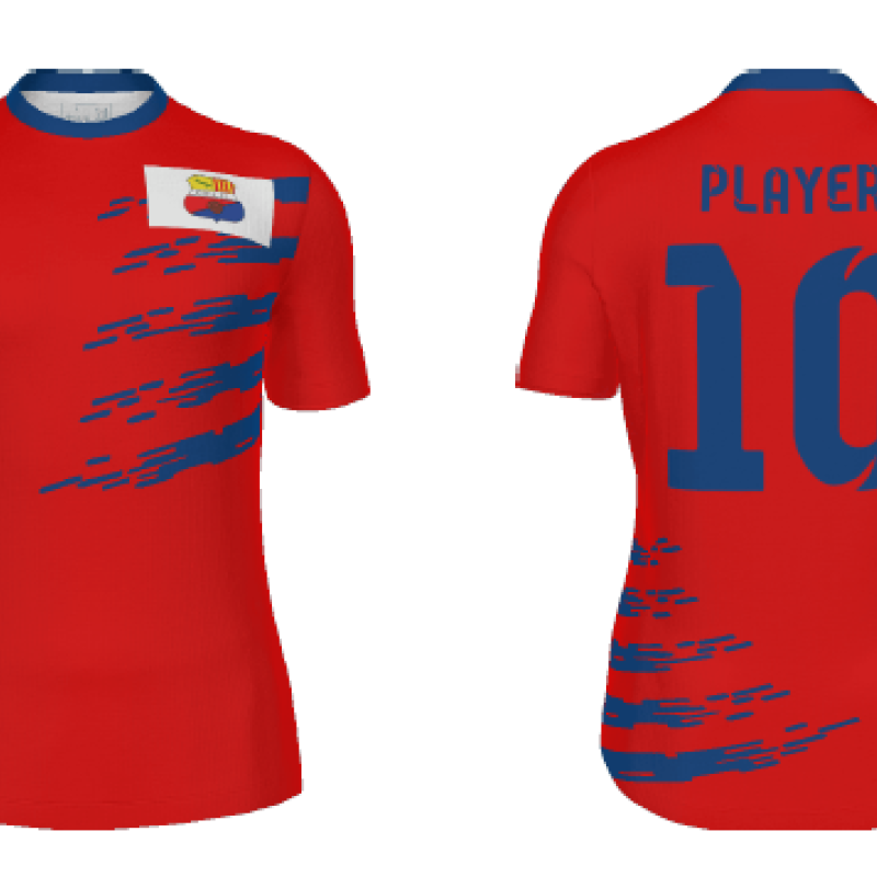 Camiseta PARTIDO jugador roja C.E.LA LLAGOSTA