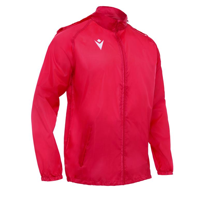 Cortavientos ATLANTIC rojo entrenamiento jugador FB MONTCADA