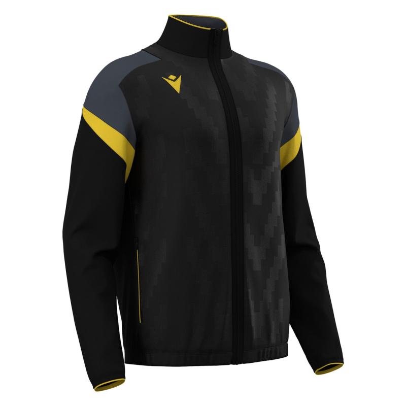CHAQUETA CHANDAL ODIN NEGRO-AMARILLO CPC